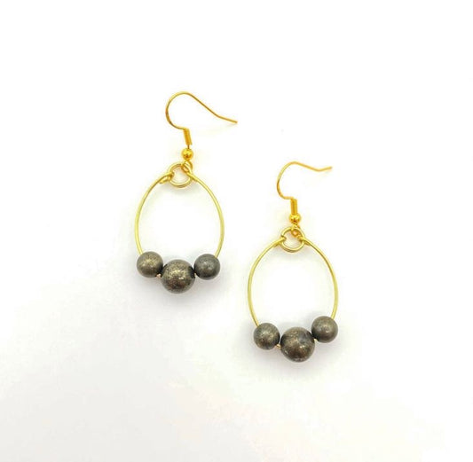 Pyrite Earrings