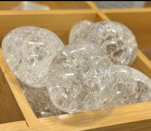 Cracked Quartz Crystal Tumbled