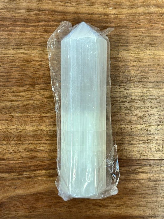 Selenite Hexagon Tower