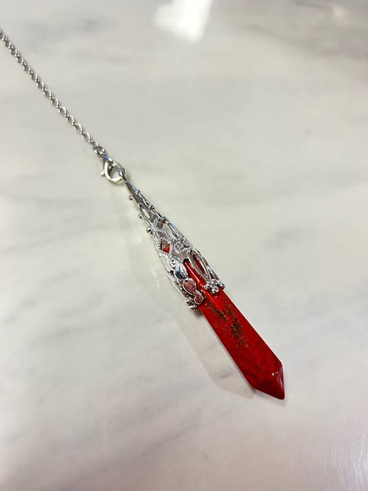 Red Jasper Pendulum