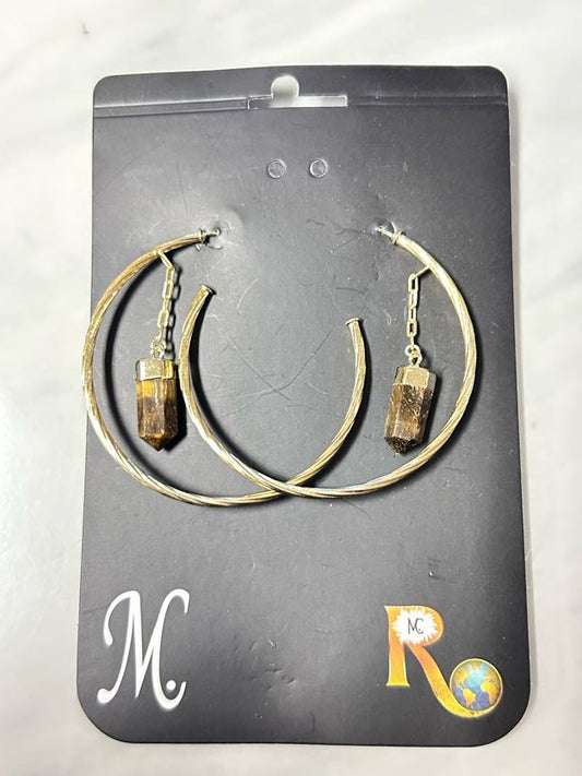 Tigers Eye Point Hoops