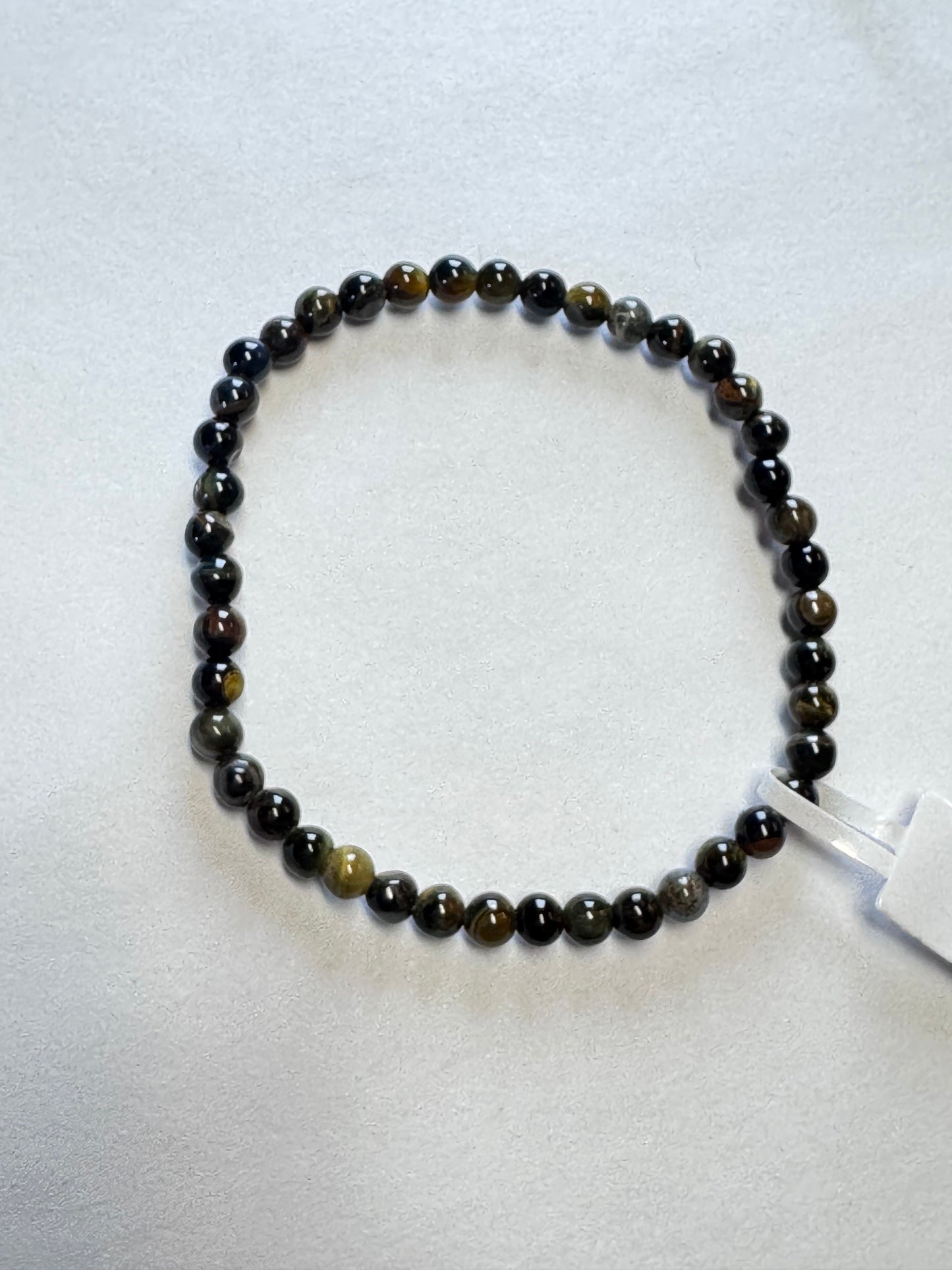 Small Beaded Stone or Wood Bracelets