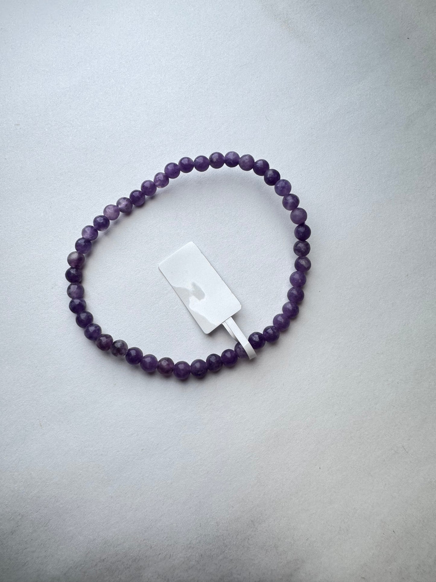 Small Beaded Stone or Wood Bracelets