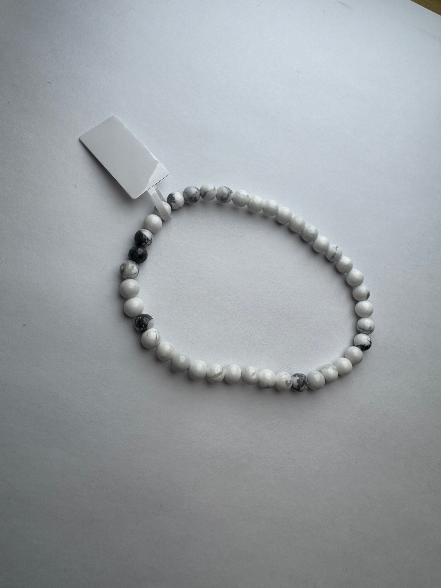 Small Beaded Stone or Wood Bracelets