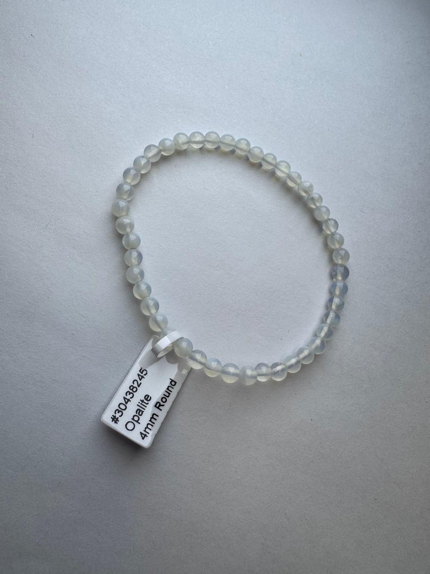 Small Beaded Stone or Wood Bracelets