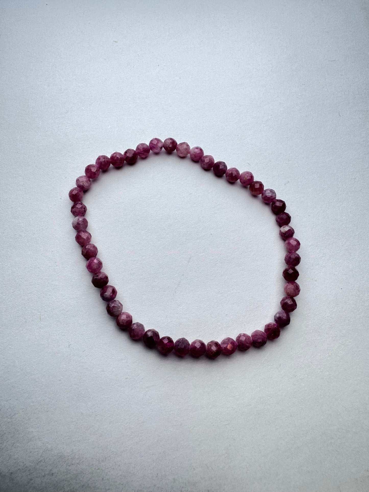 Small Beaded Stone or Wood Bracelets