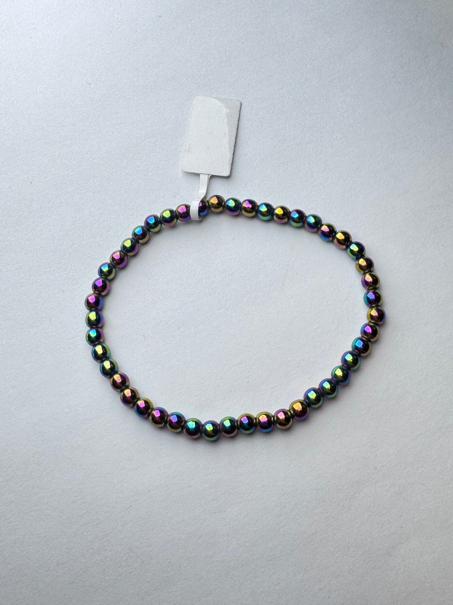 Small Beaded Stone or Wood Bracelets
