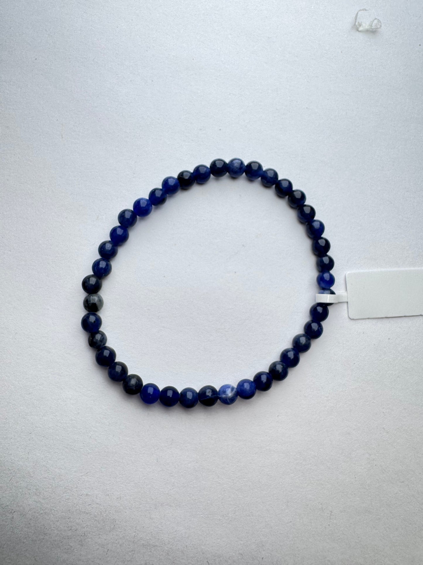 Small Beaded Stone or Wood Bracelets