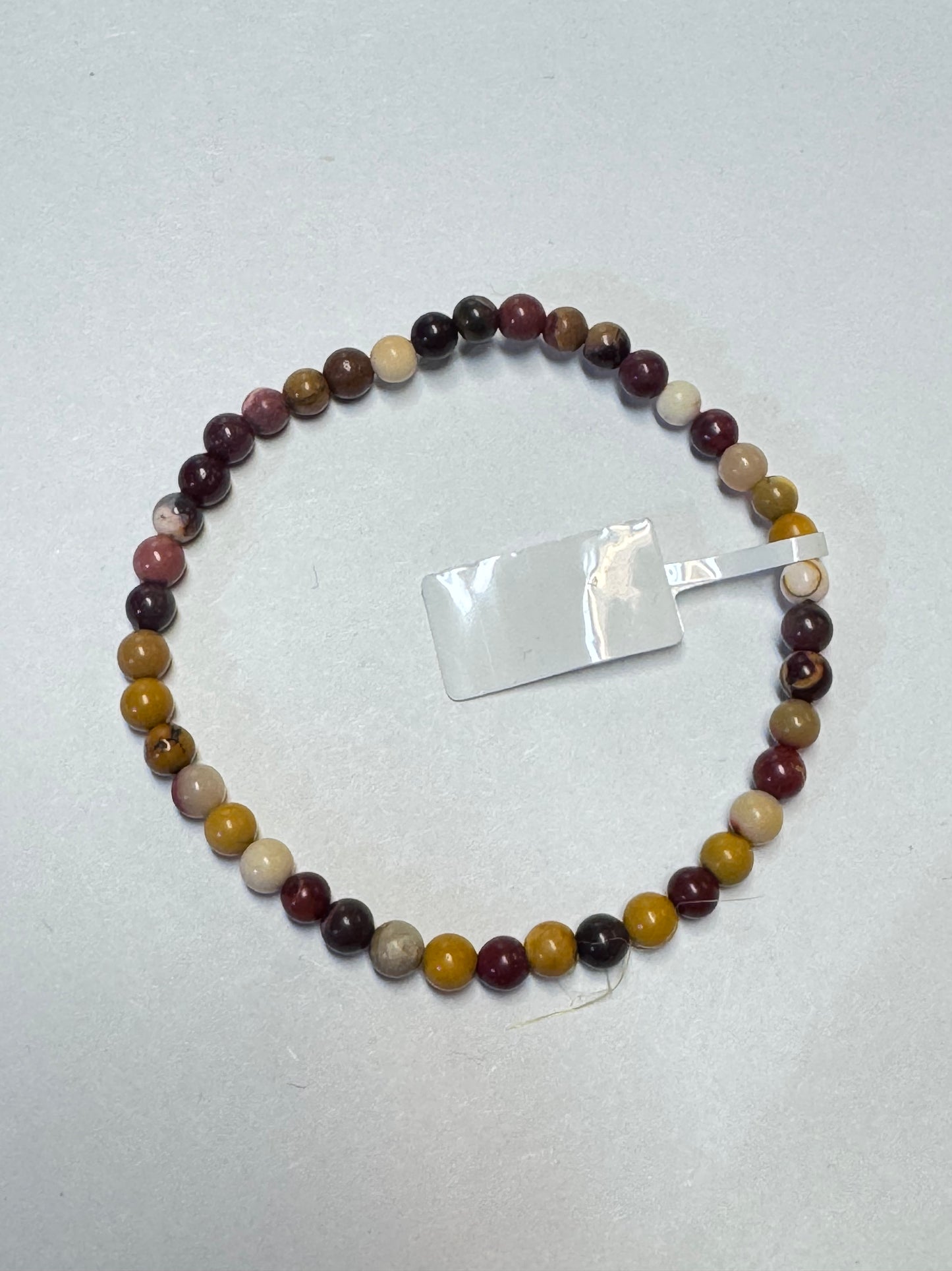 Small Beaded Stone or Wood Bracelets