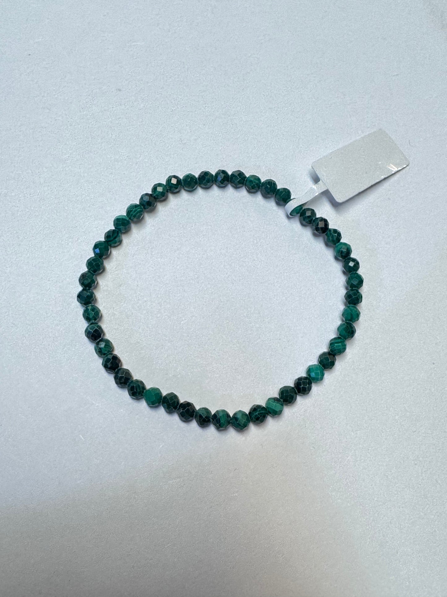 Small Beaded Stone or Wood Bracelets