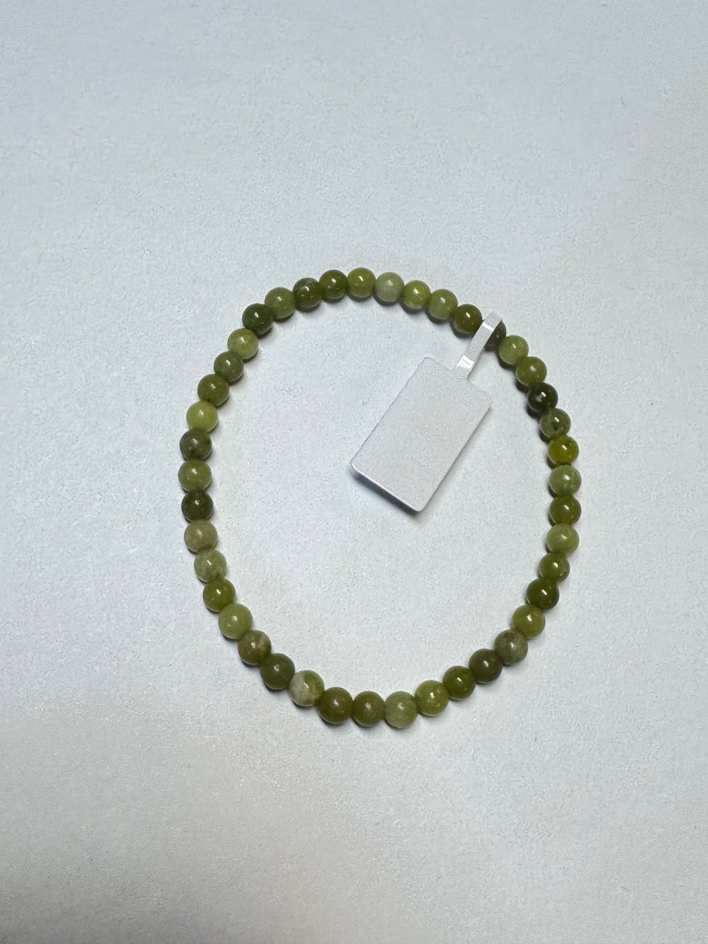 Small Beaded Stone or Wood Bracelets