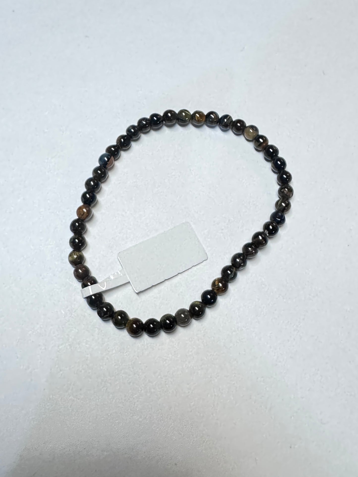 Small Beaded Stone or Wood Bracelets