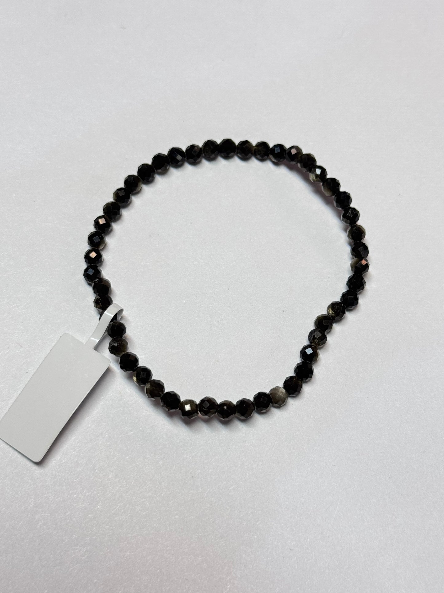 Small Beaded Stone or Wood Bracelets