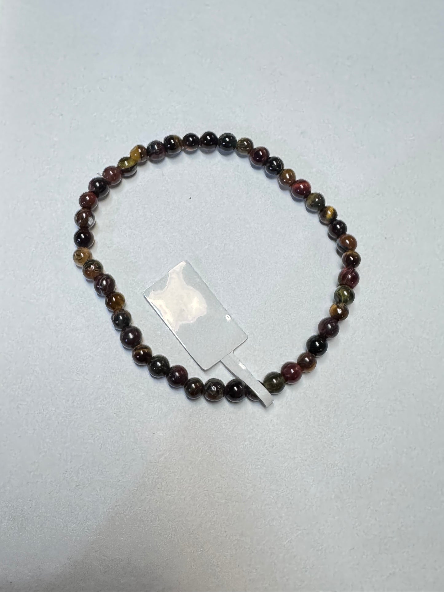 Small Beaded Stone or Wood Bracelets
