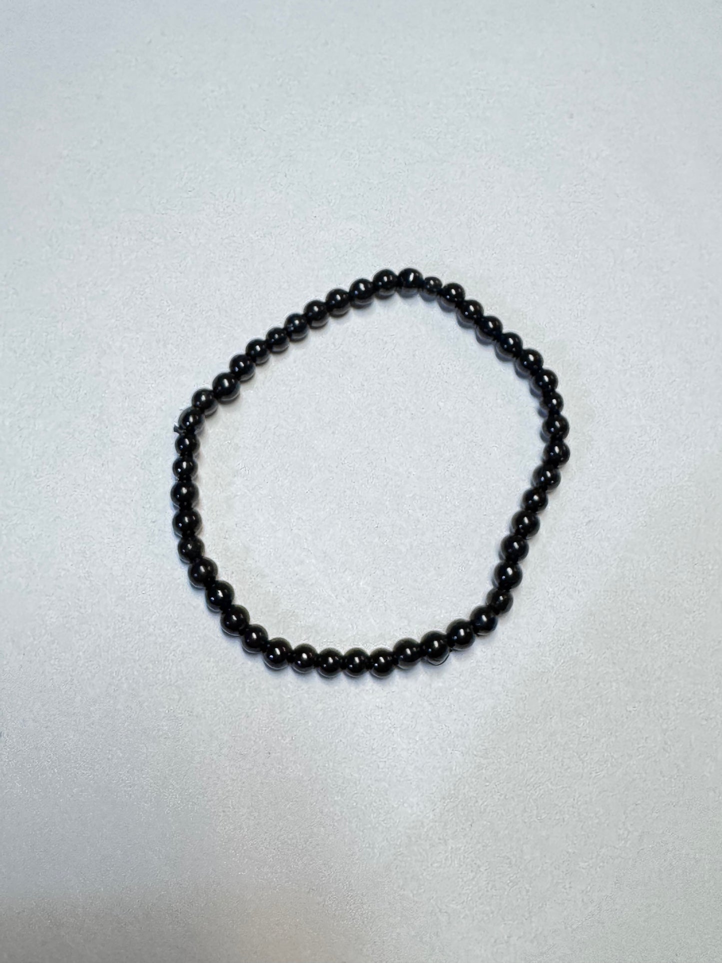 Small Beaded Stone or Wood Bracelets