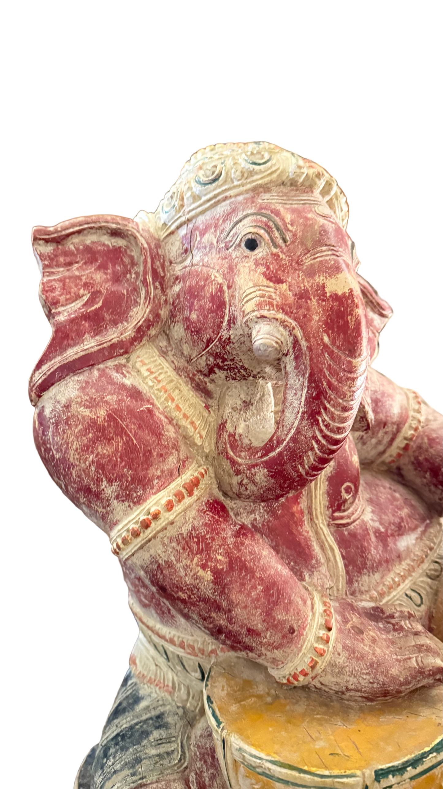 Drumming Ganesha Statue
