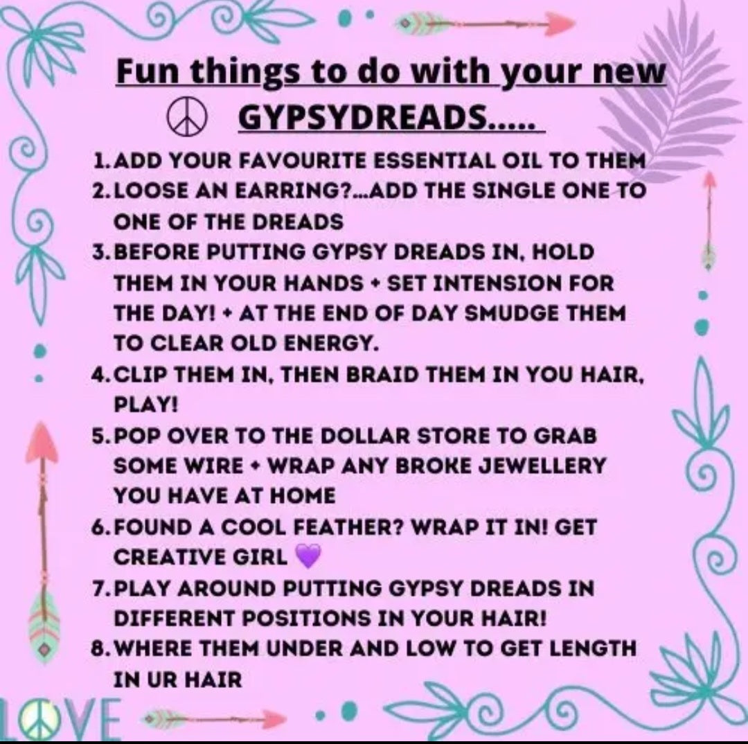 Hair Clip Boho Silk various types