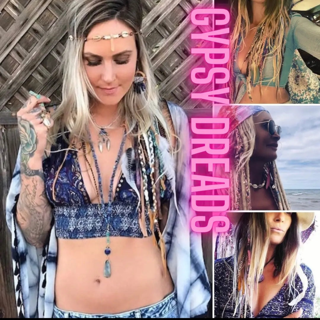 Hair Clip Boho Wool various types