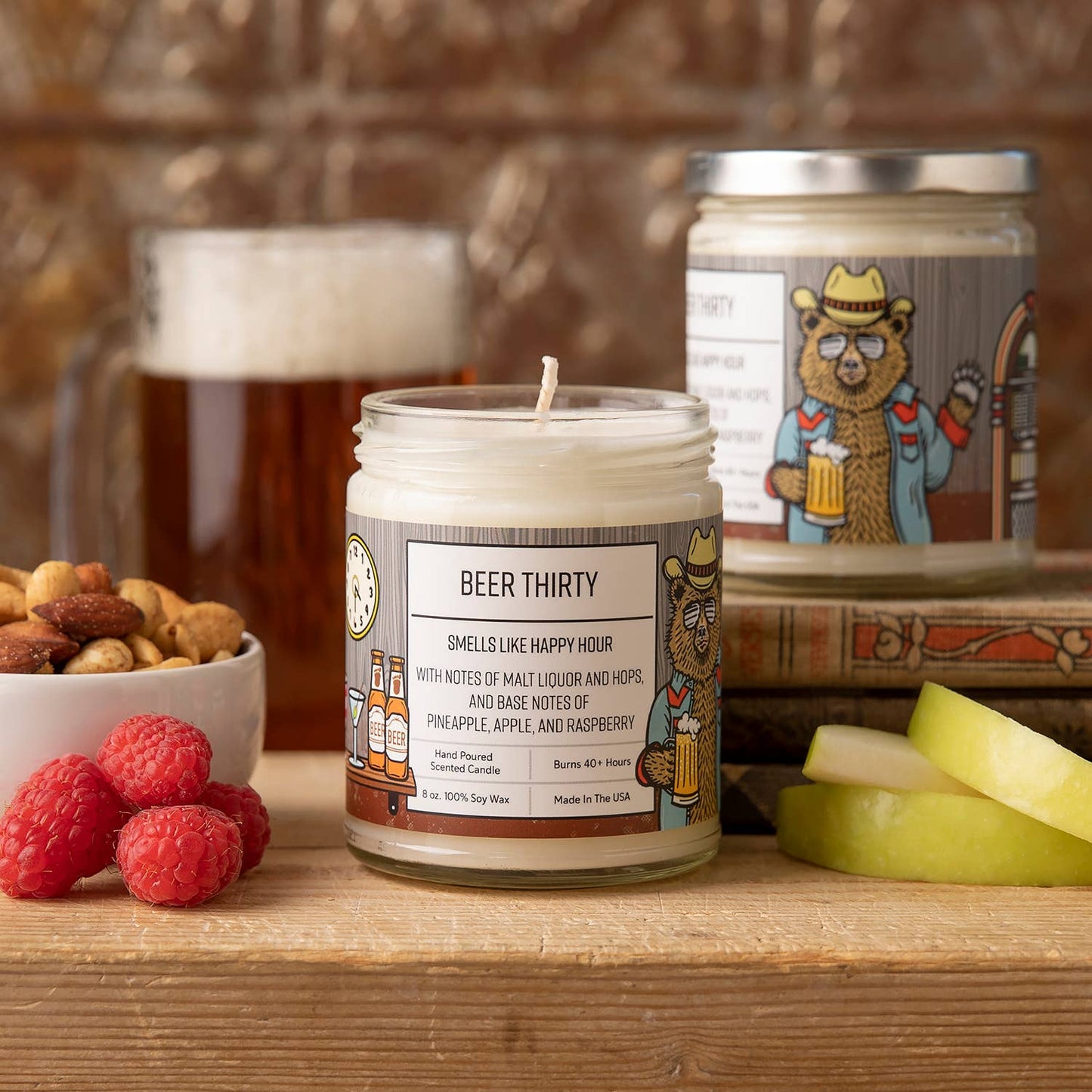 Soy Candle | Beer  Candle | Boozy Candles | Beer Thirty