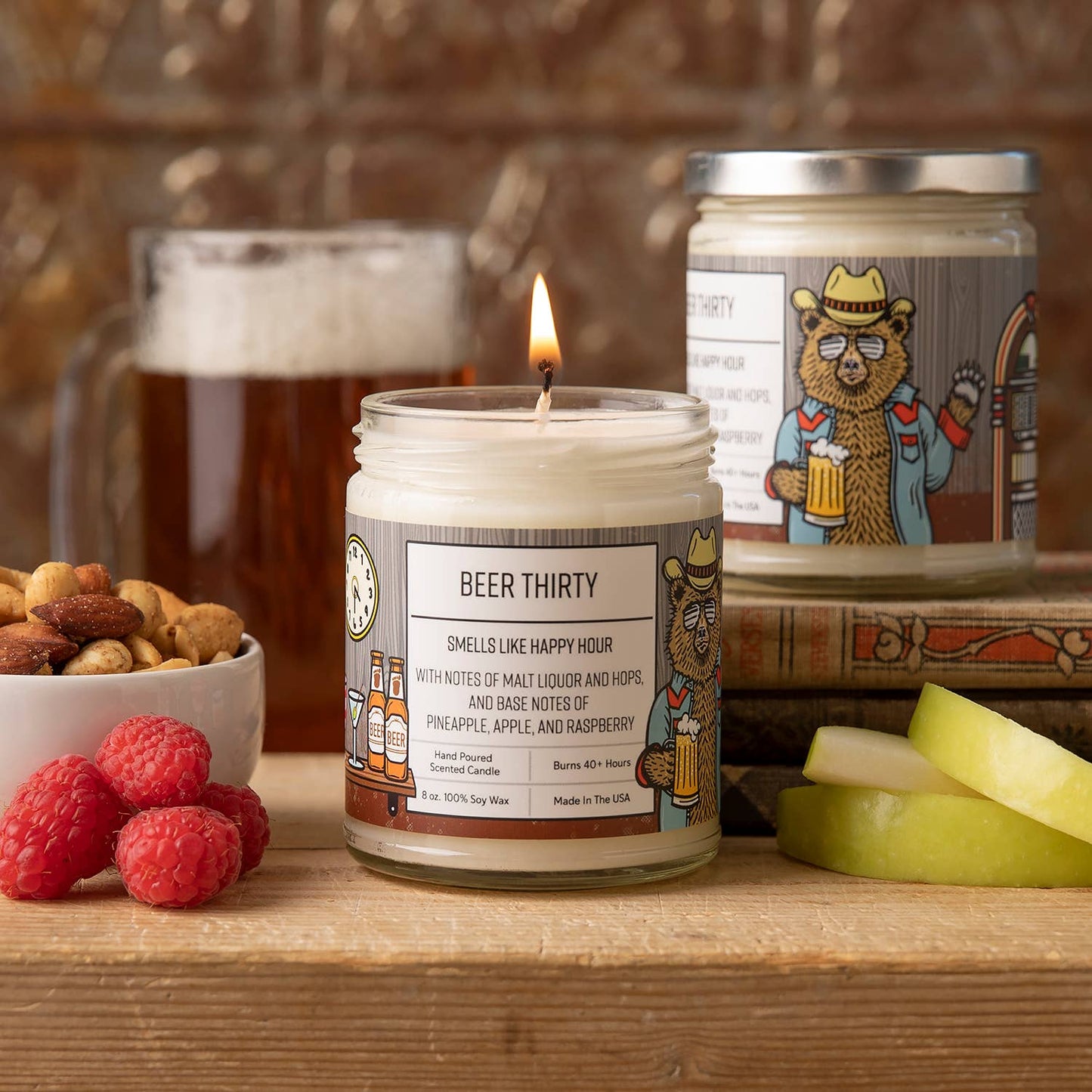 Soy Candle | Beer  Candle | Boozy Candles | Beer Thirty
