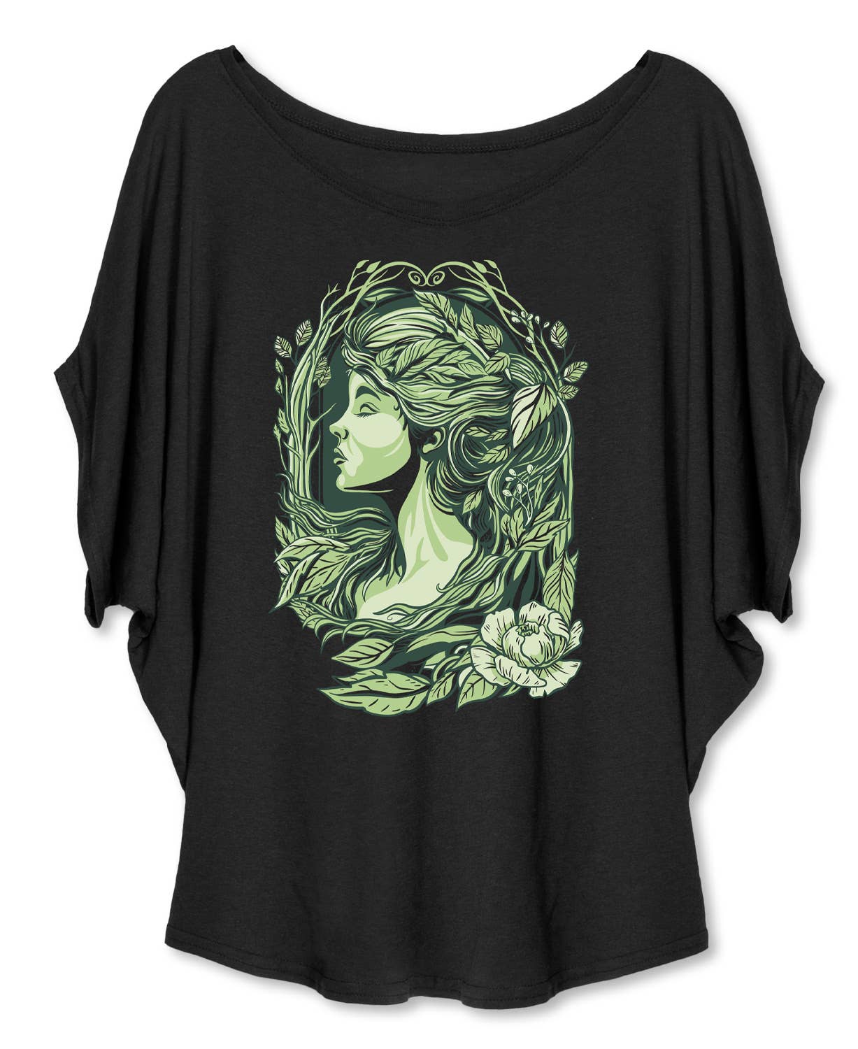 Mother Nature Bamboo Viscose Dolman Top: XL