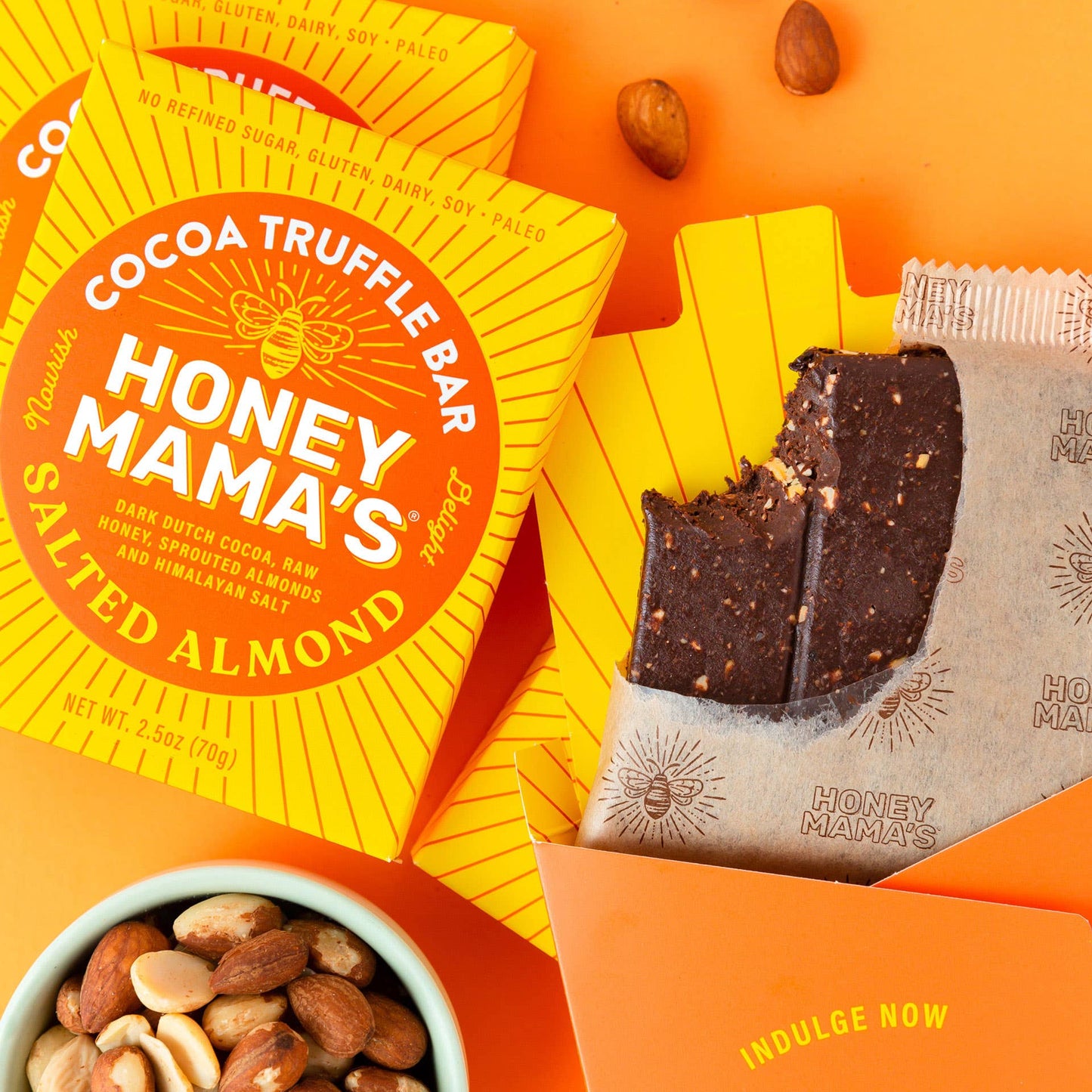 Salted Almond Cocoa Truffle Bar 2.5oz. (12 count)