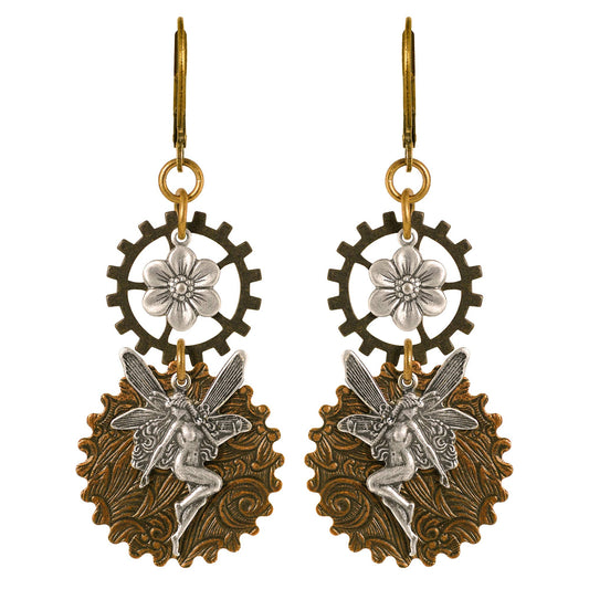 Steampunk: Steam Fairy Steampunk Earrings