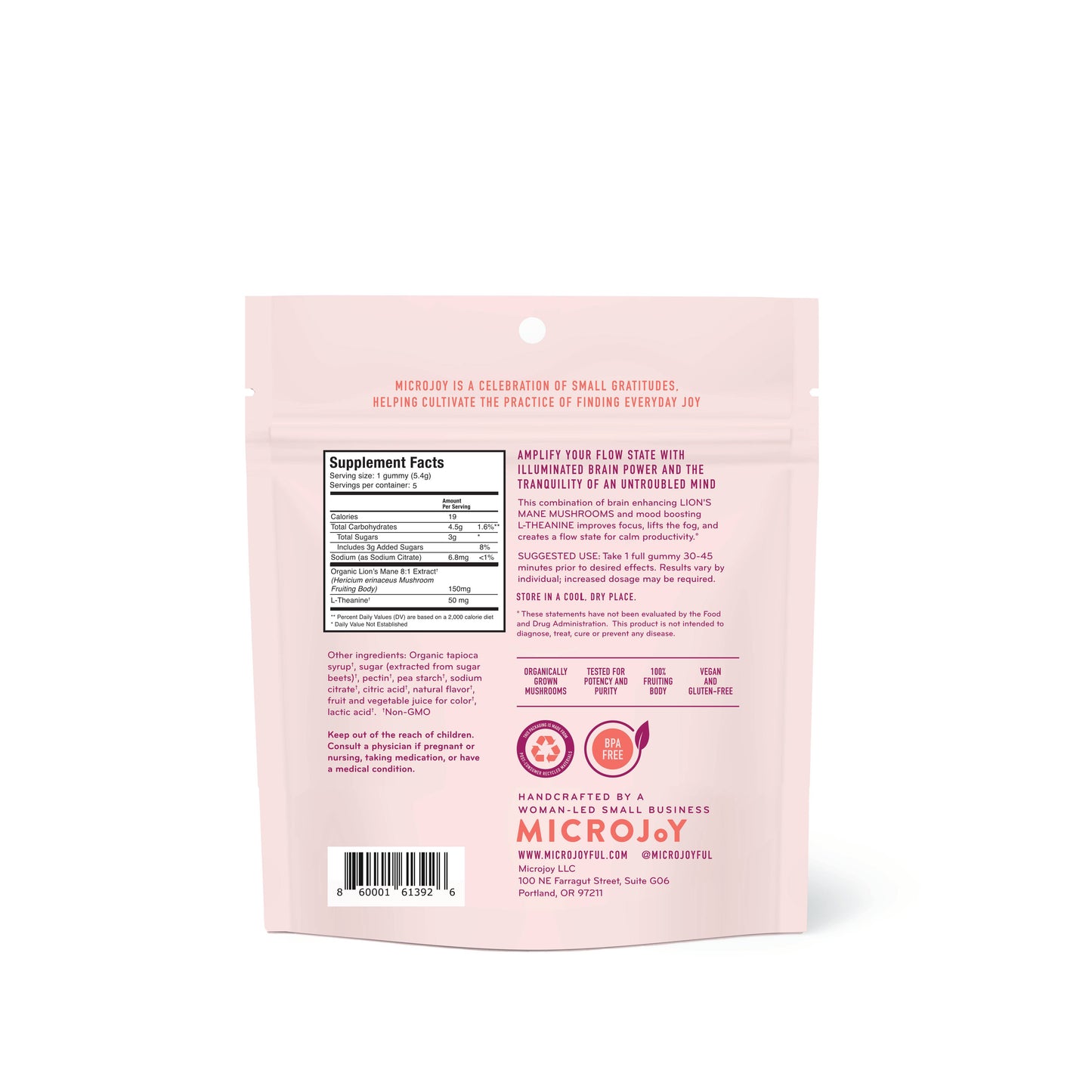 Concentrate Mushroom Gummies 5-piece Sampler Microjoy