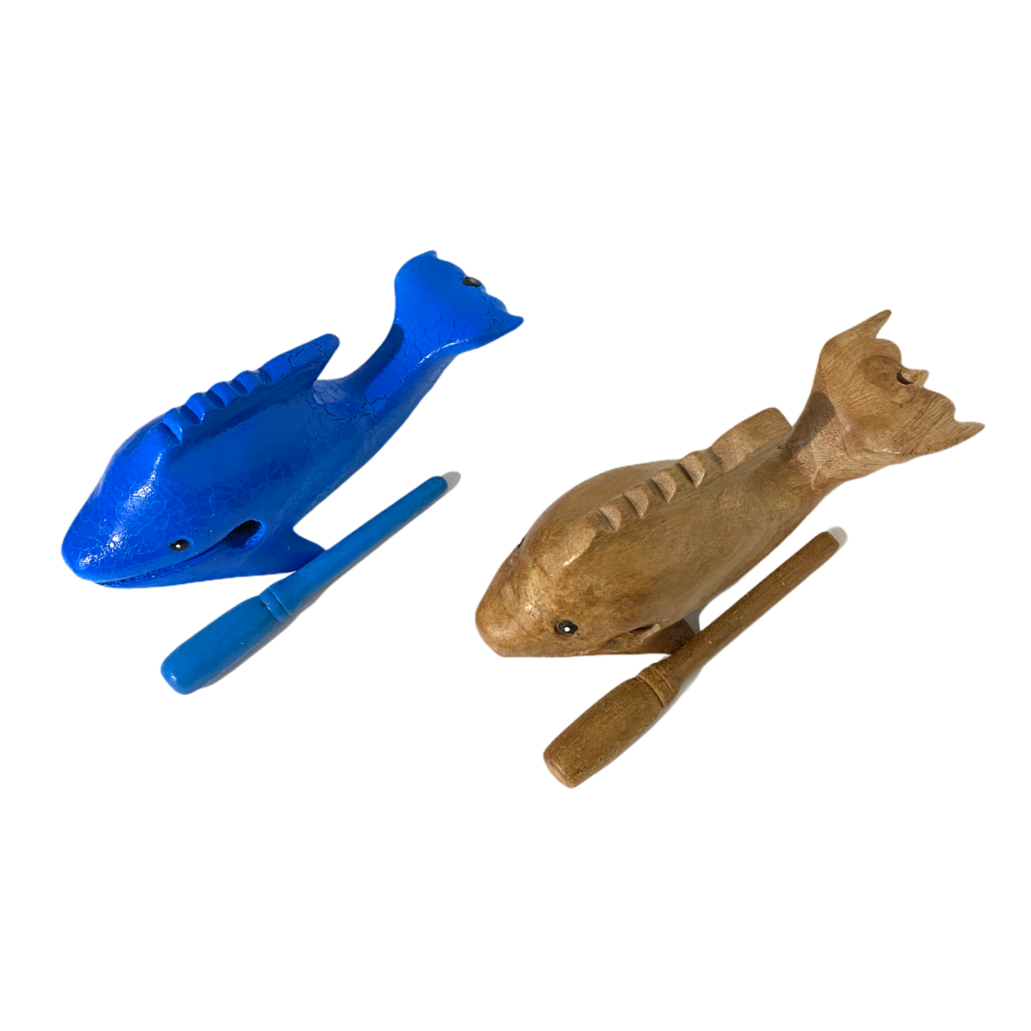 Wooden Musical Whistle Dolphin Percussion Instrument