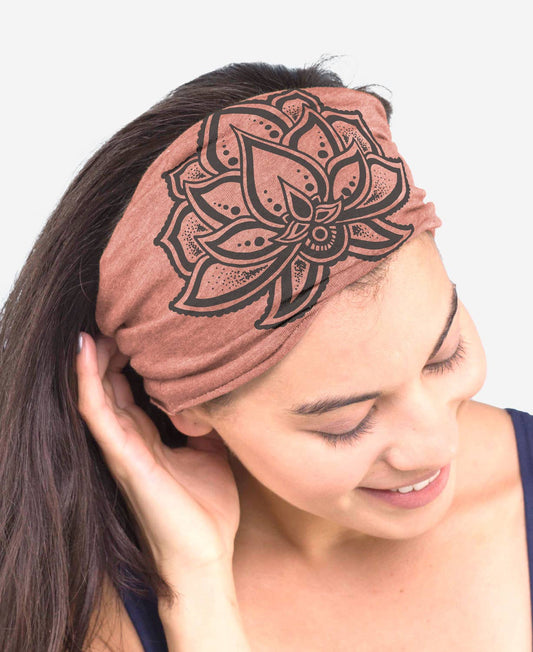 Jewel Lotus Boho Headband