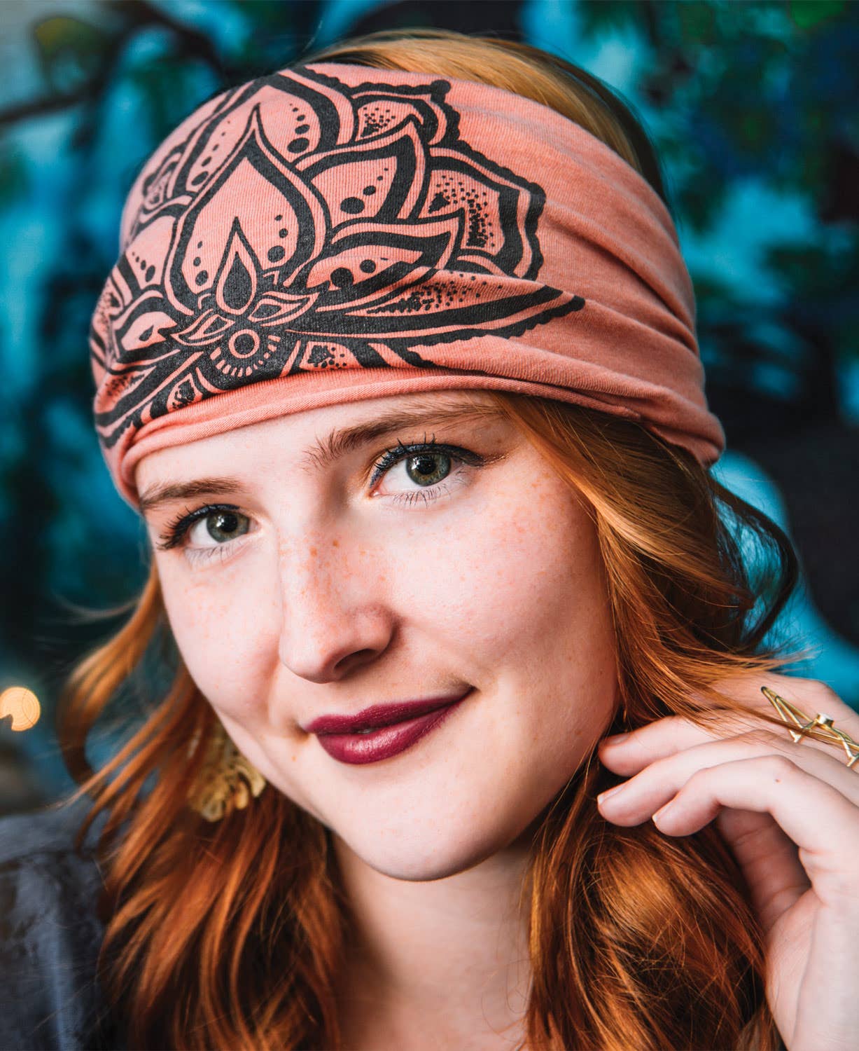 Jewel Lotus Boho Headband