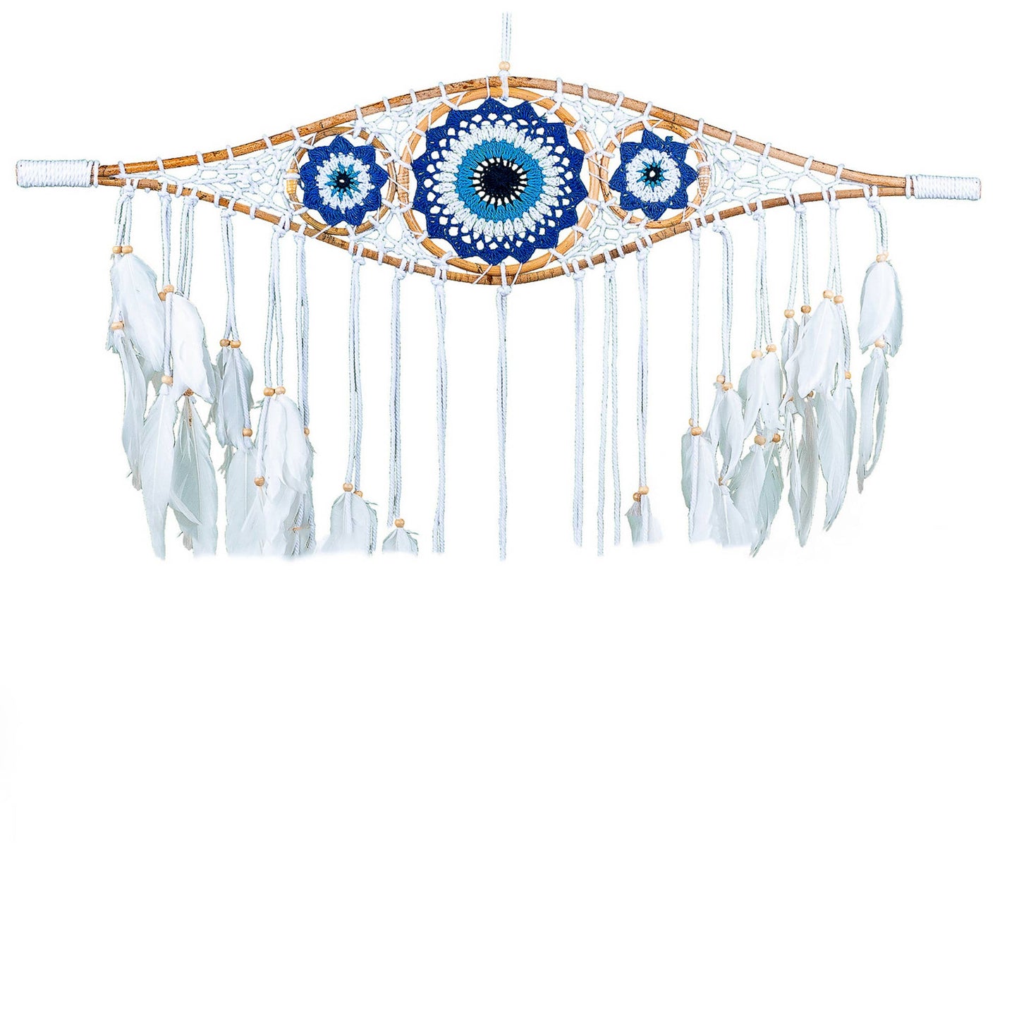 Evil Eye Dream Catcher Crochet Lace