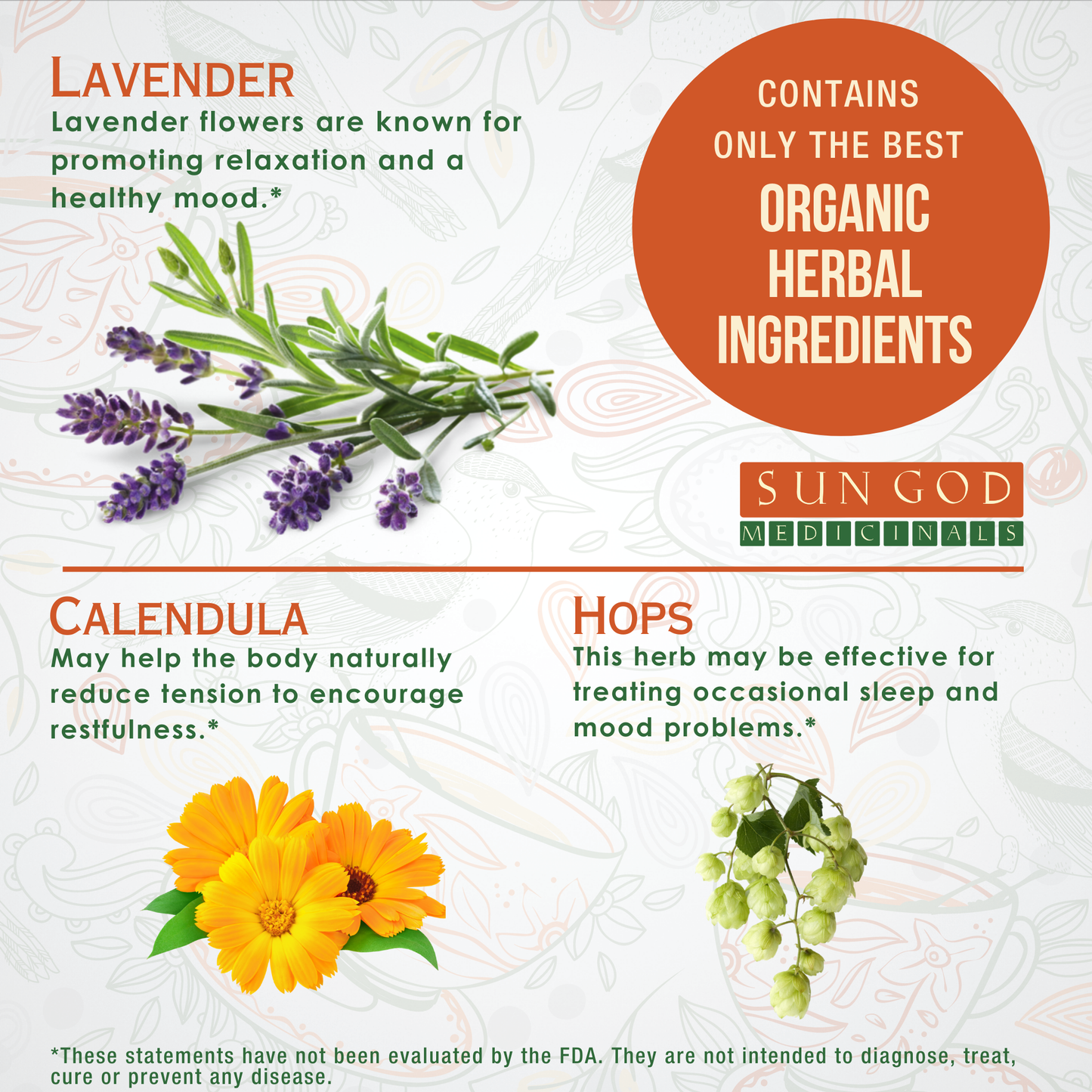 Organic Hypnos Sleep Tea 2oz