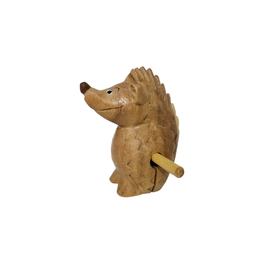 Wooden Musical Porcupine Percussion Instrument