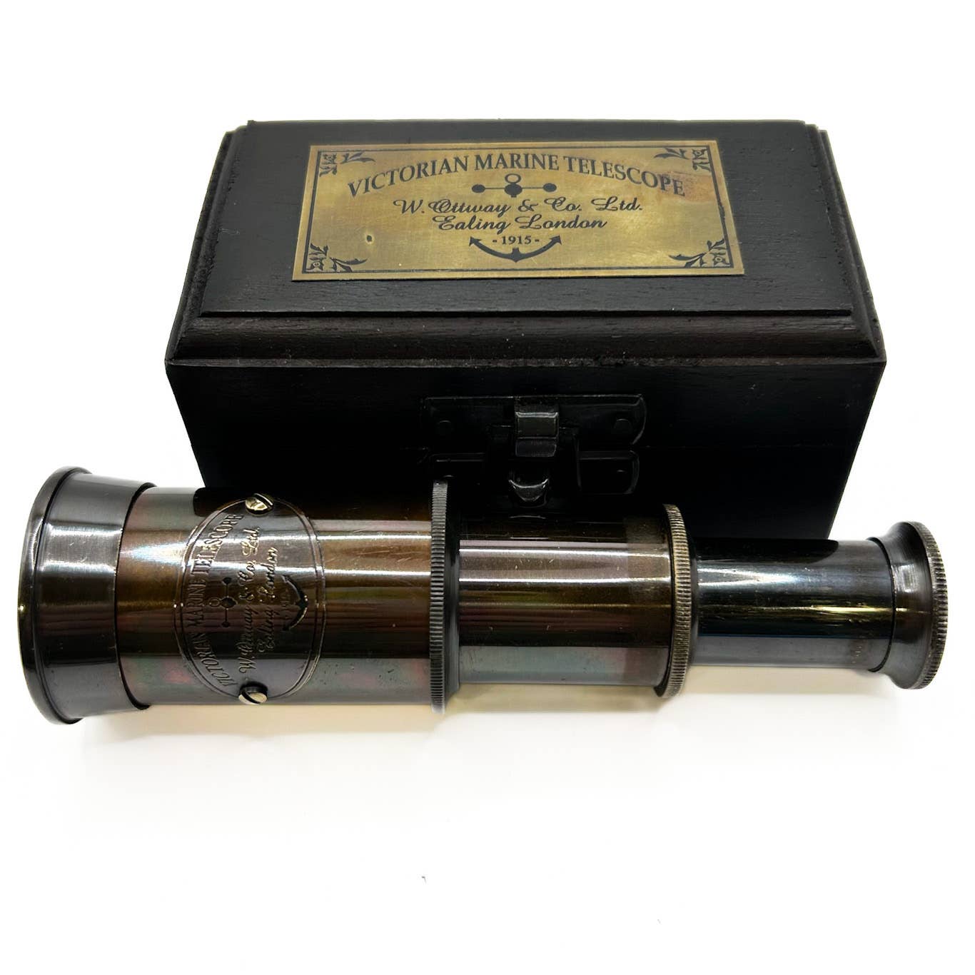 Telescope in Wood Case