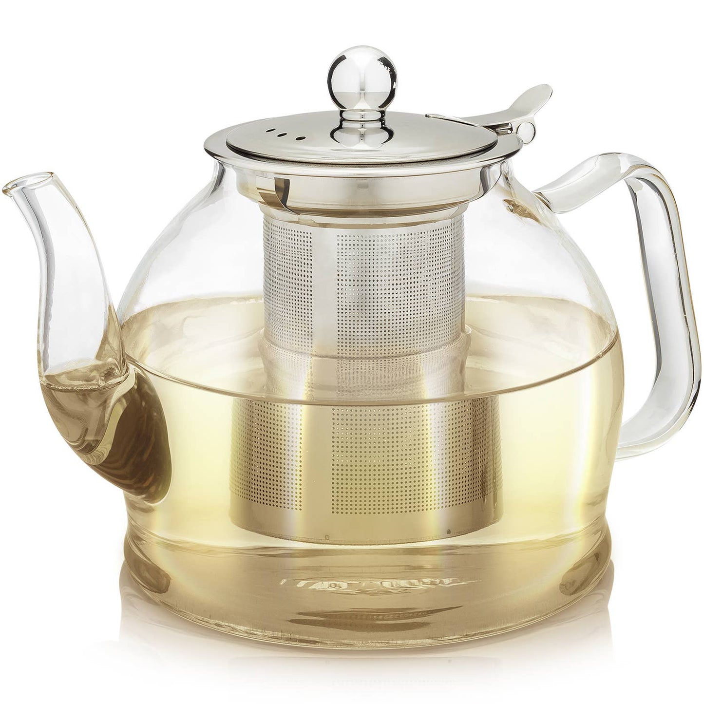 Teabloom Dublin Glass Teapot With Removable Infuser: 27 OZ