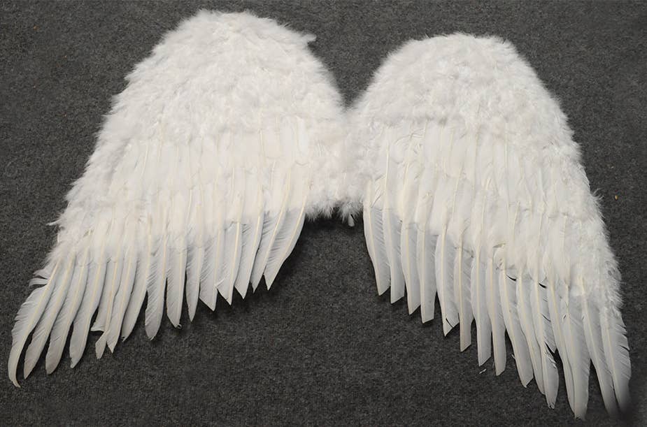 Angel Wing - Adult 36in x 31in: White or Black