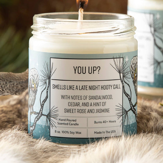 Scented Candle | Sandalwood Candle | Cedar Candle | You Up?