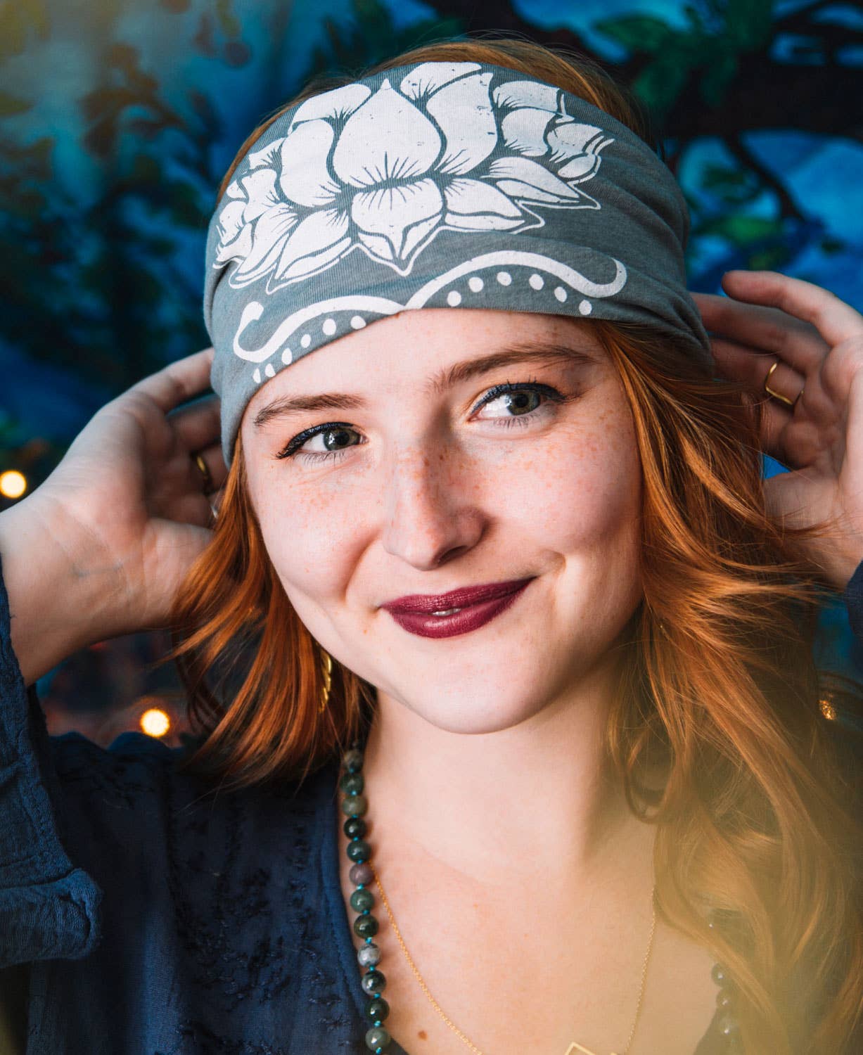 Lotus Boho Headband