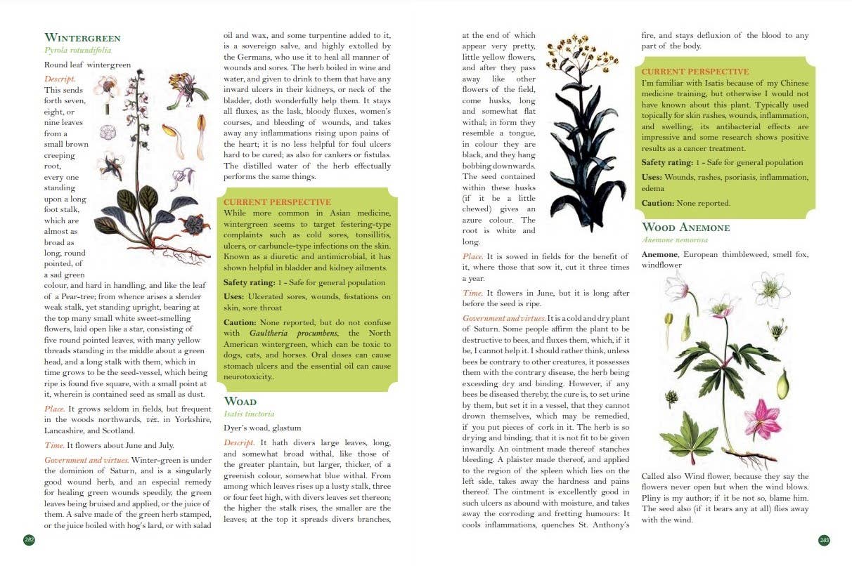 Culpeper's Complete Herbal: Herbalists, Healers, & Witches: White Cover