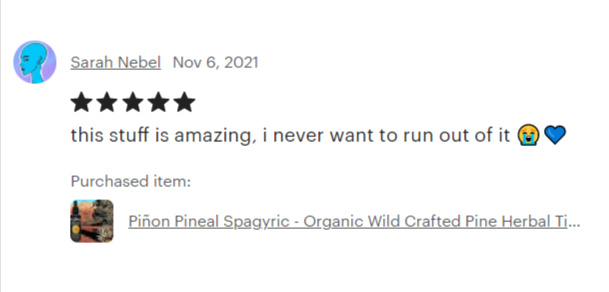 Piñon Pineal Spagyria: Pine Herbal Tincture