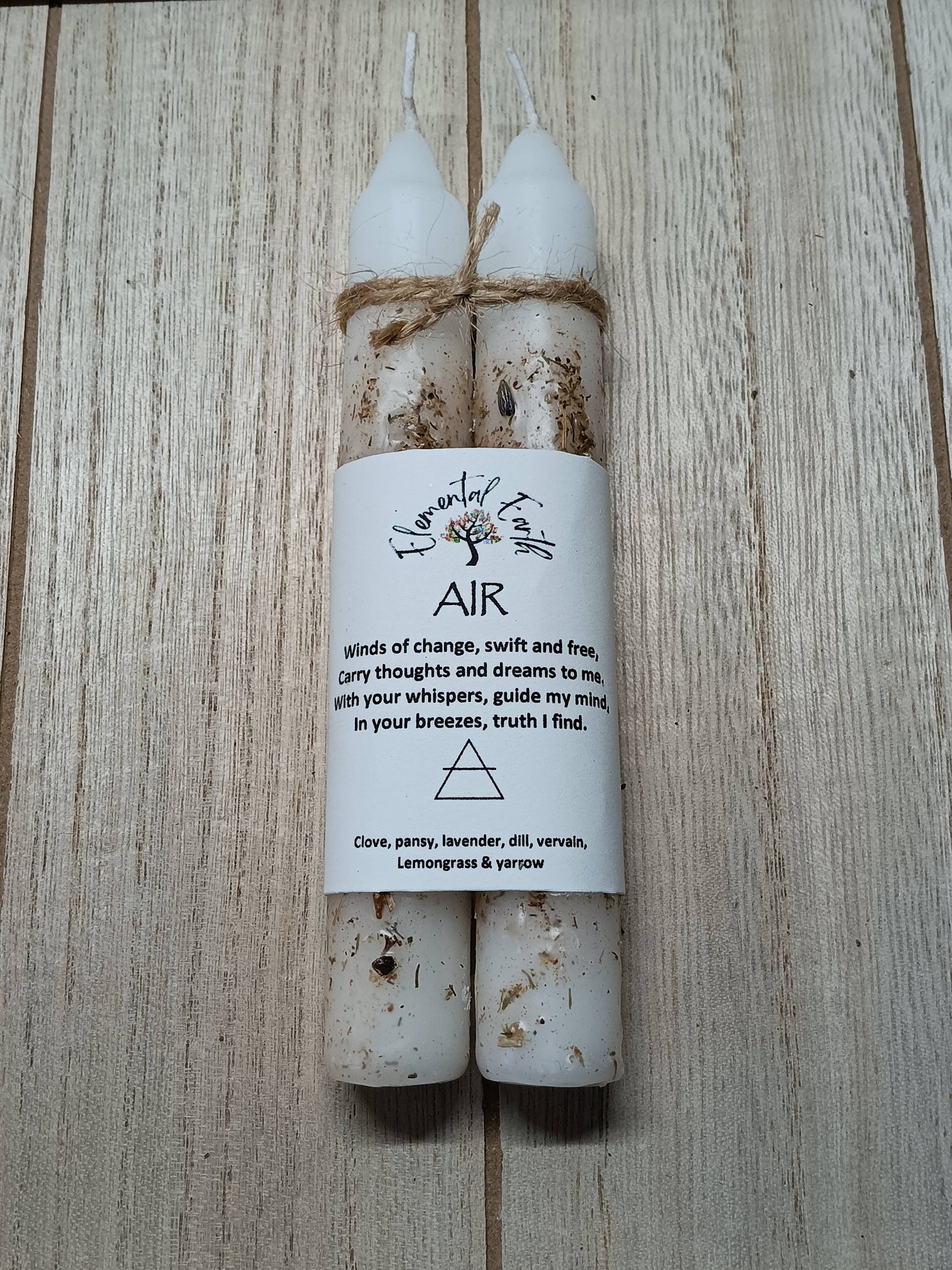 Elemental ritual candles