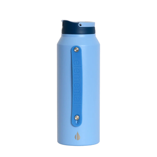 Stainless Steel Water Bottle 32oz: Ocean Blue, Blue Tie Dye, Island Green, Lilac Tie Dye, Peach