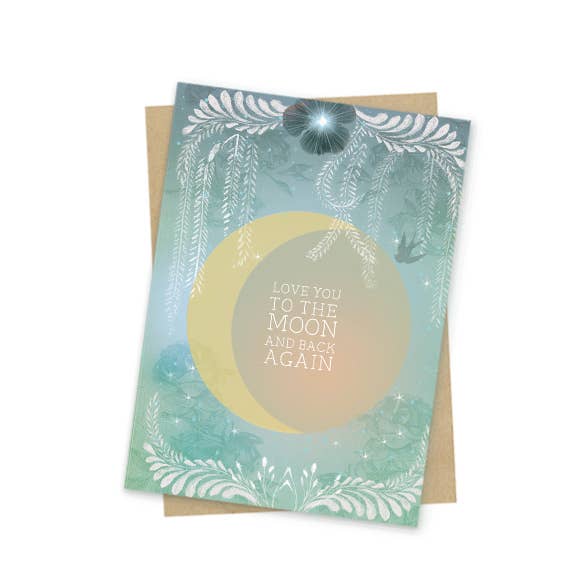 Mini Card - Moon & Back