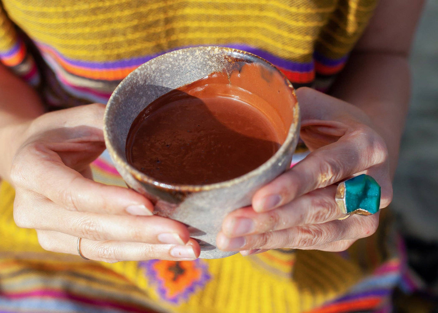 Golden Drinking Cacao