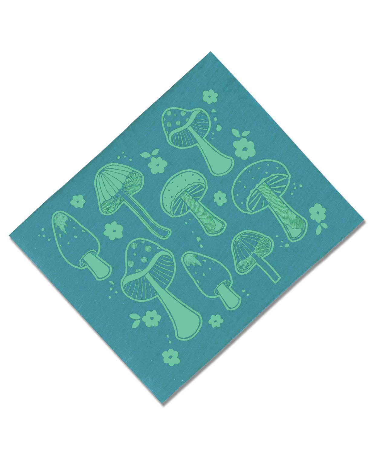 Retro Mushrooms Boho Headband