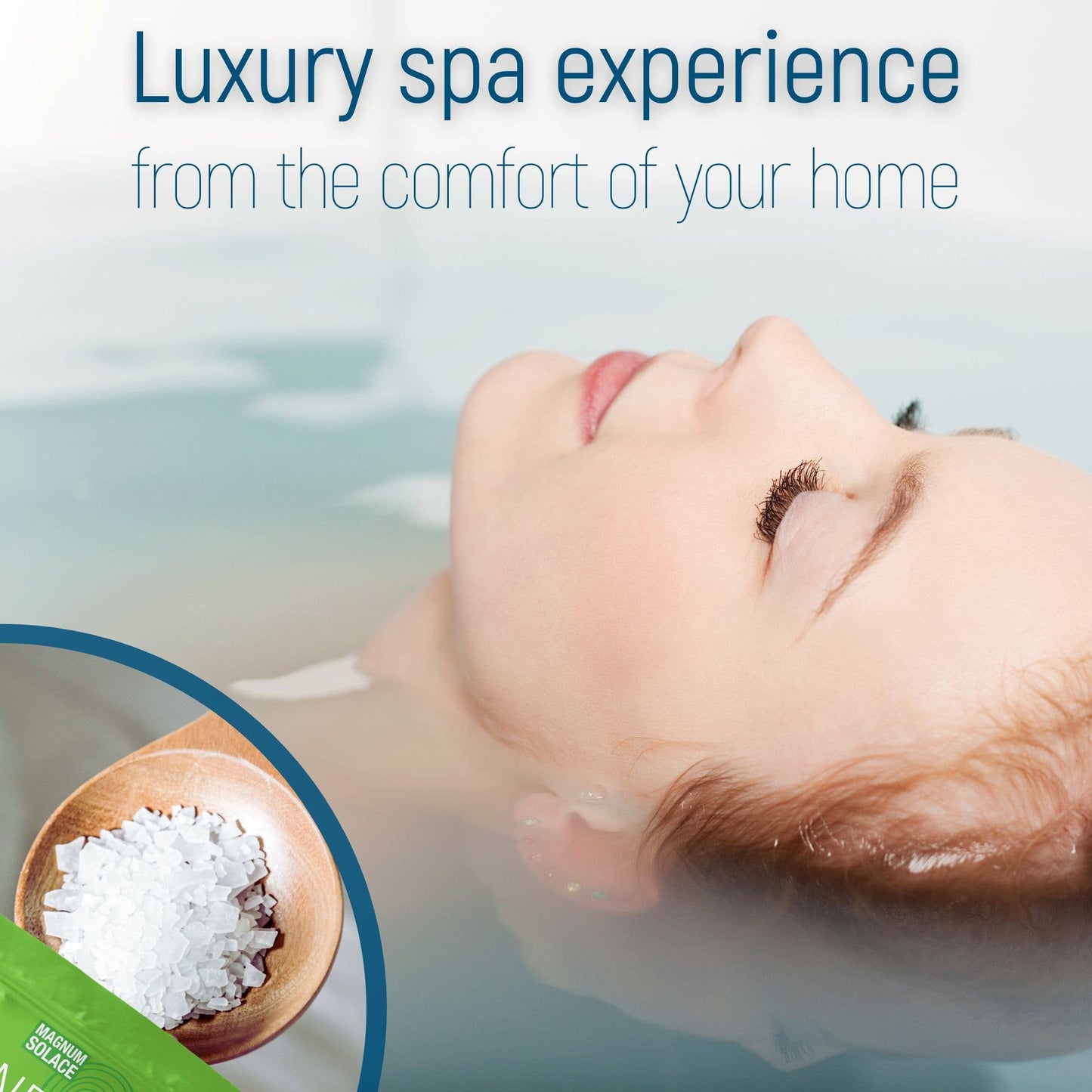 Magnesium Bath Flakes, Dead Sea Bath Salts, Bath Soak: 3LB