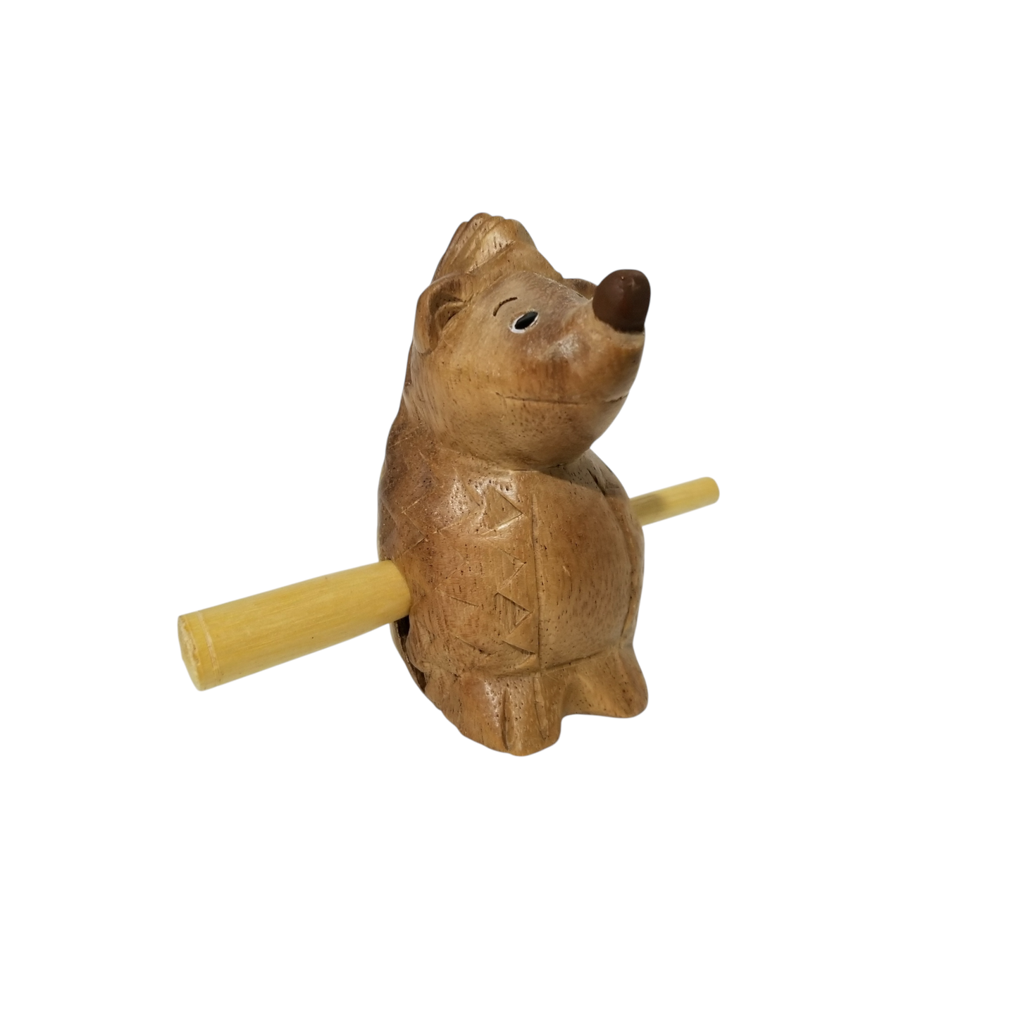 Wooden Musical Porcupine Percussion Instrument