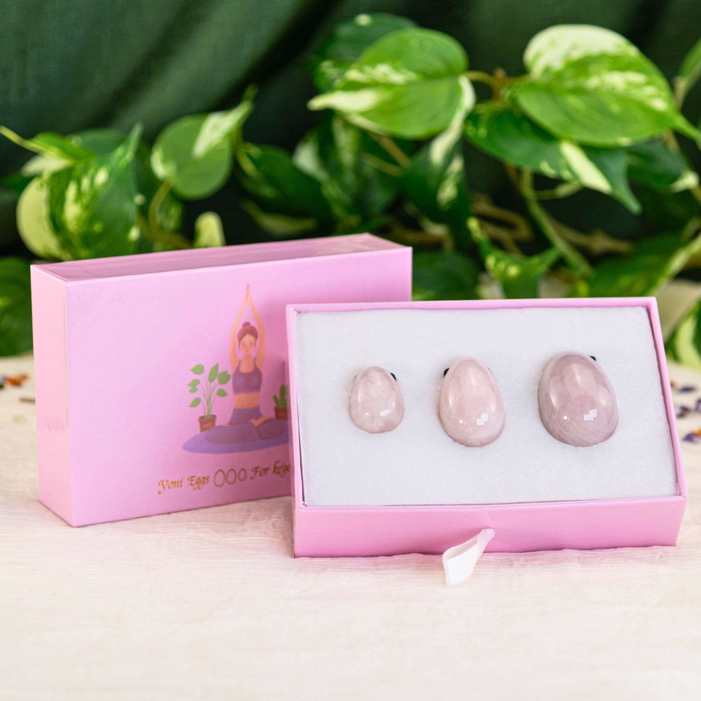 Yoni Eggs: Rose Quartz / 3pc