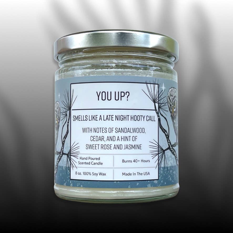 Scented Candle | Sandalwood Candle | Cedar Candle | You Up?